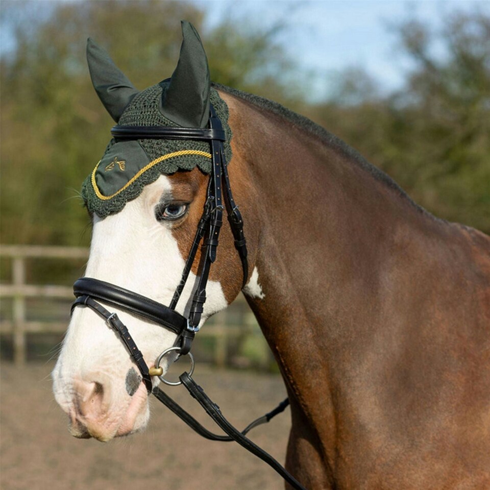 image 1 of Gallop Equestrian Classic Fly Veil Green | Size: Cob
Colour: Green