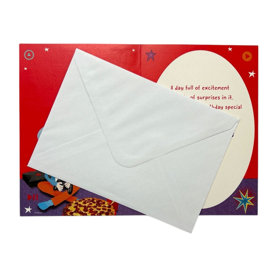 image 1 of Age 12 Male Juvenile Trendy Pops Boy Playing Game Design Birthday Card
