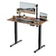 image 1 of VonHaus Adjustable Electric Standing Desk with USB-C charging, Walnut