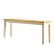 image 1 of Furniturebox Tenby Solid Wood Cream and Oak Large Dining Bench