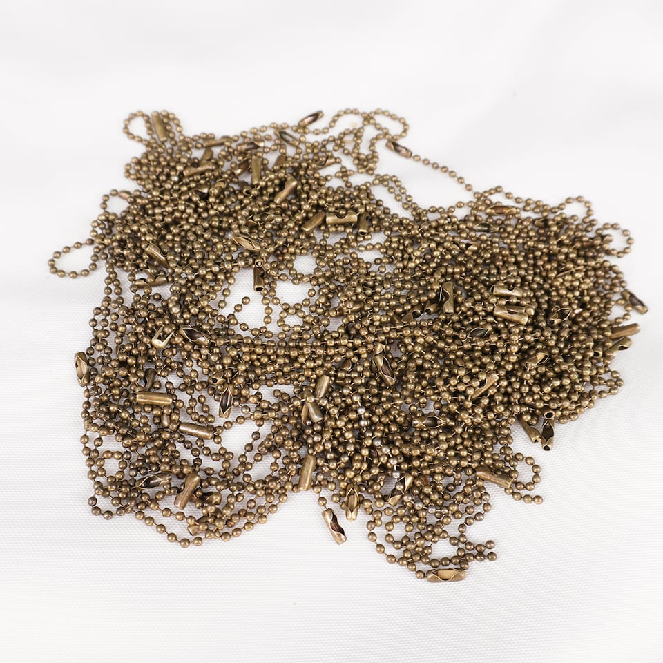 image 1 of 15cm Long Metal Ball Chain Extender for Label Tags - 100pcs