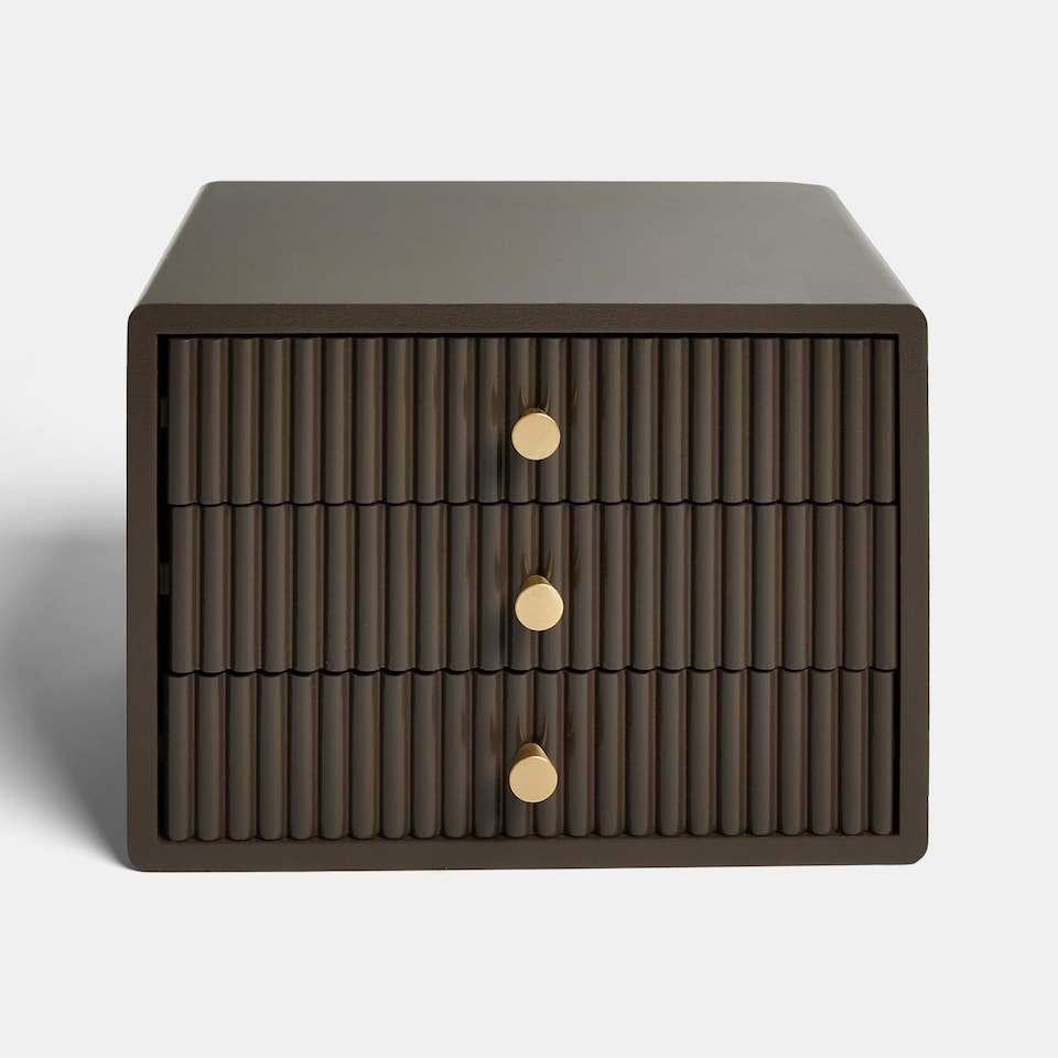 image 1 of OHS Ribbed Desktop Drawers Organiser Cabinet Storage
