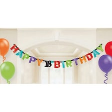 Amscan Foil Letter 18th Banner - Multicoloured - One Size