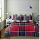 image 4 of VELVETIO Wimborne Check Duvet Cover Set Reversible Polycotton Easy Care Beddings Grey | Double