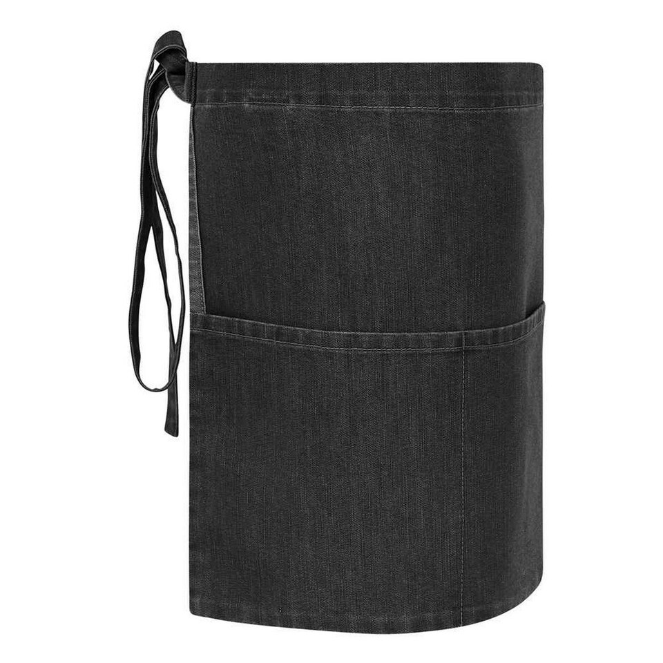 image 1 of Brand Lab Unisex Adult Denim Short Apron - Grey Denim - One Size