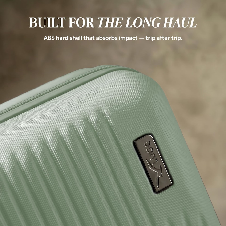 image 1 of Lugg Vacay Hard Shell Cabin Suitcase ABS 360 Spinner Wheels Water Resistant (40x30x20cm)