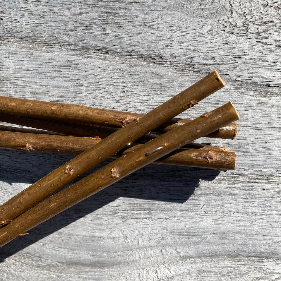 image 1 of Expanding Willow Obelisks Garden Plant Support (1.5m high) - Pack of 3