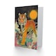 image 2 of Psychedelic Sun Mystic Tiger Trippy Arty Birthday Card