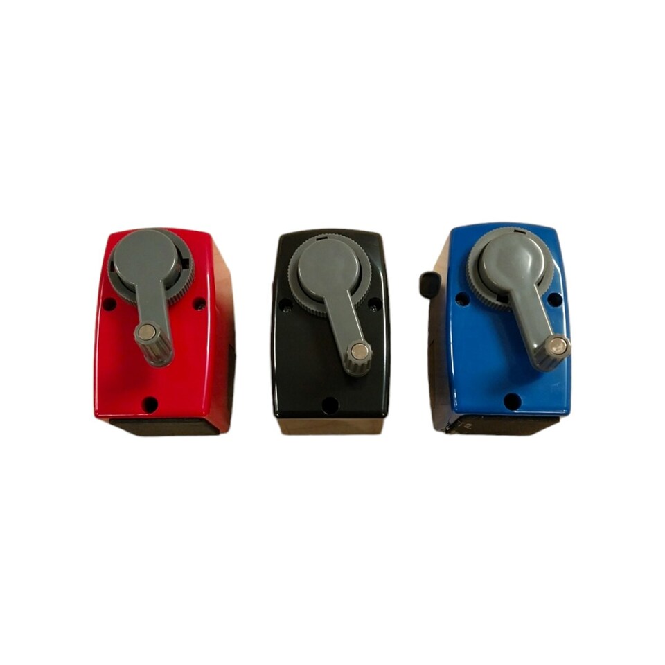 image 1 of Single Desktop Manual Table Sharpener with Desk Clamp
