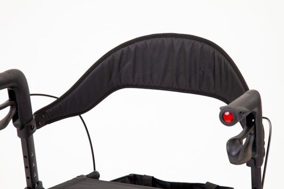 image 1 of The Ramp People TRP7 Carbon Fibre 4-wheeled Folding Rollator Black