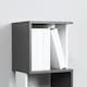 image 10 of HOMCOM 5-Tier Bookshelf Freestanding Bookcase Storage Shelves, White