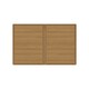 image 10 of Taberno Oak Large 1.4M Extending Dining Table Natural Orange