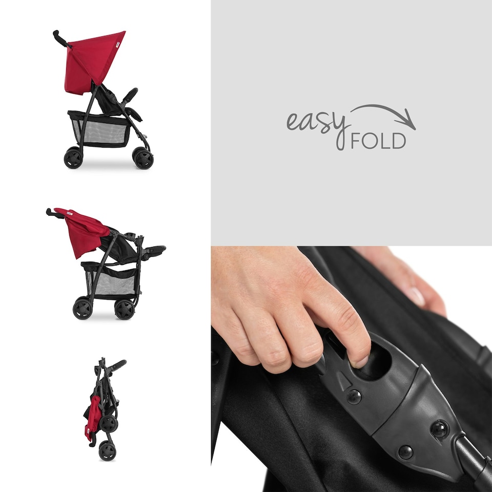 image 1 of Hauck Sport Pushchair - Red