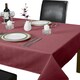 image 1 of Chequers Tablecloth - Wine - 152x213cm Purple