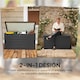 image 3 of Outsunny 311L Garden Storage Box, Waterproof Outdoor Storage Box for Tools | Grey