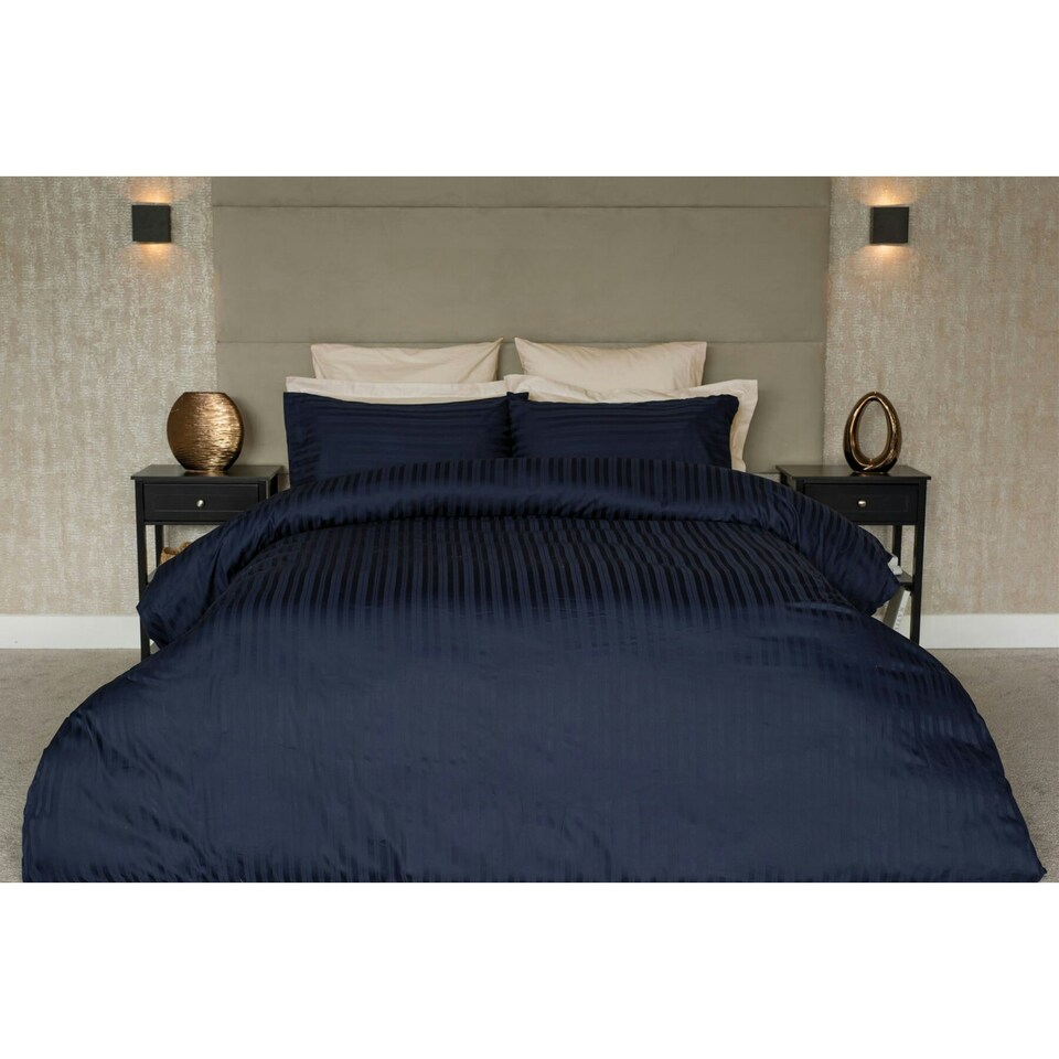 image 1 of Belledorm Hotel Tribeca Duvet Cover Set - Navy - King Blue | King