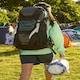 image 4 of Mountain Warehouse Peru Backpack Padded Ripstop Zipped Pockets Hiking Rucksack Purple