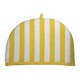 image 1 of Homescapes Tea Cosy Double Design Yellow Stripes Teapot Warmer