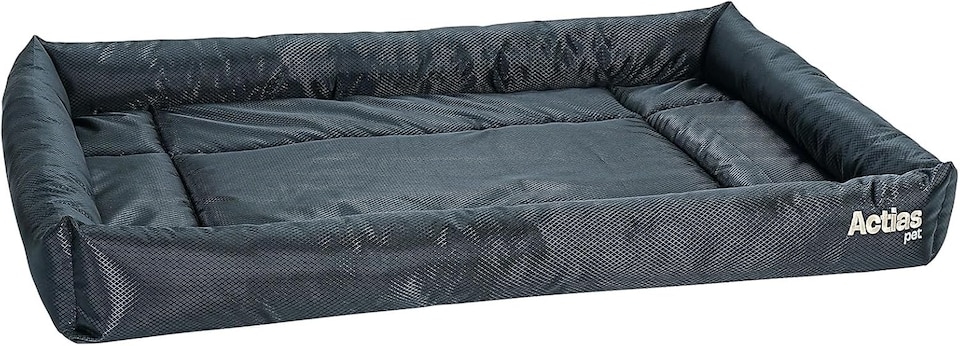 image 1 of Actiaspet Waterproof Dog Crate Bed Non-Slip Base Multiple Sizes (Grey, Extra Large)