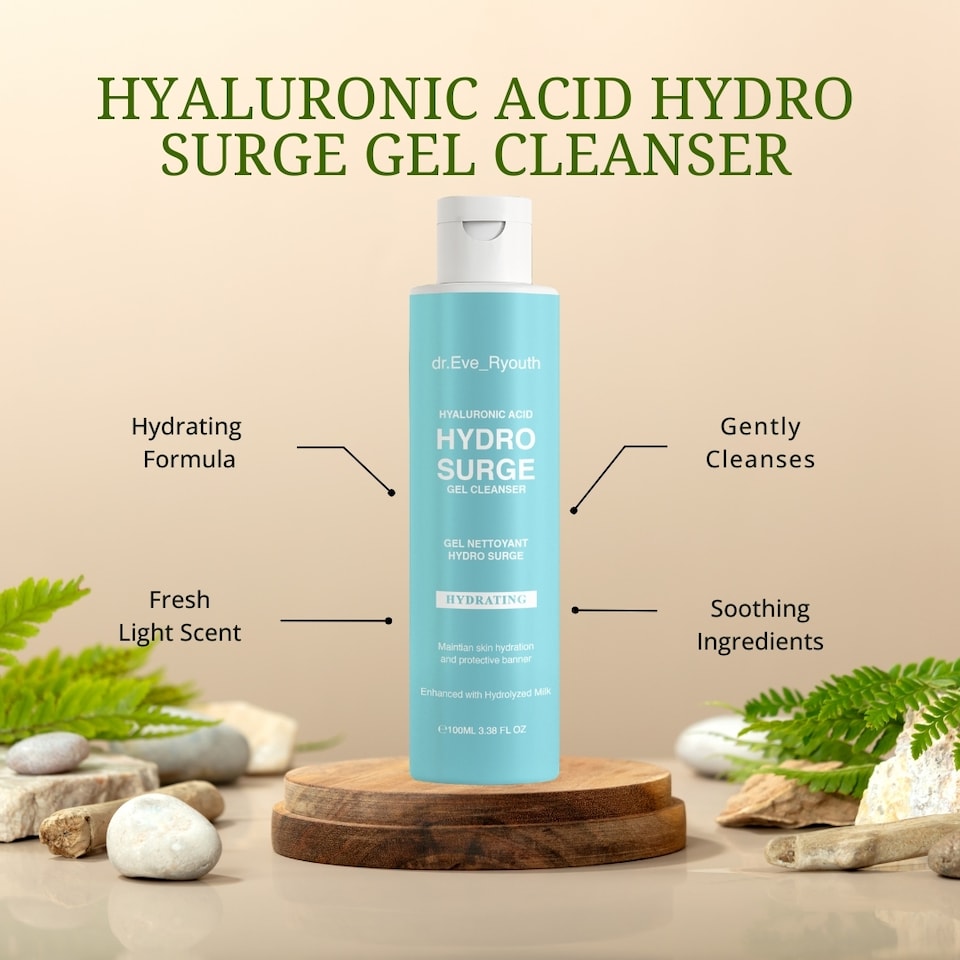 image 1 of Dr. Eve_Ryouth Hyaluronic Acid Hydro Surge Gel Cleanser 100ml