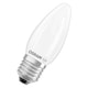 image 1 of Osram LED Lamp Star Light Bulb Candle Shape B25 Filament E27 Frosted 6 Pack