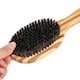 image 5 of Double Sided Bamboo Dog Brush with Silicone Massager for Grooming