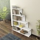 image 4 of Decorotika Echo Ladder Bookcase 5-tier Decorotika Echo Ladder Bookcase 5-tier - 120 cm H x 90 cm W x 21,8 cm D | White