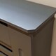 image 5 of JSH Extra Large Horizontal Slat Radiator Cover in Matt Grey Primer for Paint Over MDF Wood XL