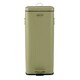 image 4 of Charles Bentley 30L Square Retro Kitchen Pedal Bin Sage Green