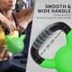 image 3 of HOMCOM Soft Kettlebell, Kettle Bell with Non-Slip Handle for Home Gym Weight Lifting and Strength Training | Green | Green