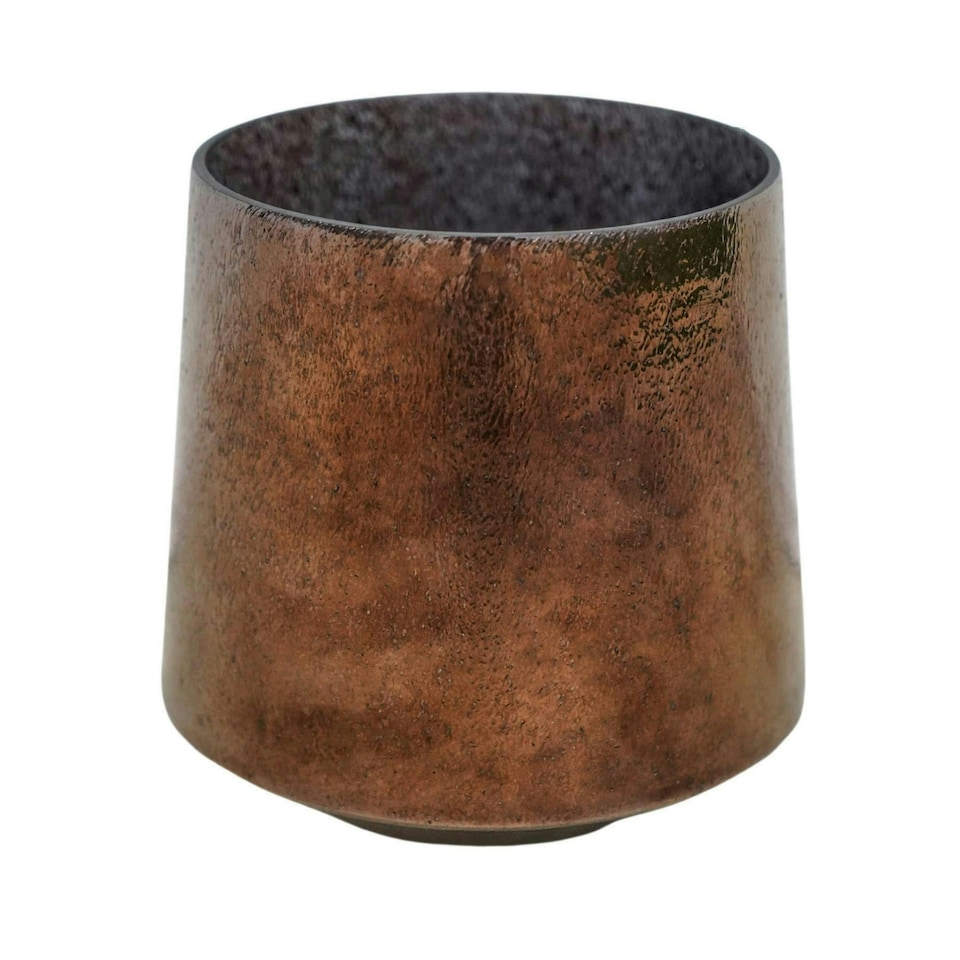 image 1 of Opulent Metallic Planter Gold
