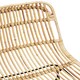image 5 of Interiors by Premier Natural Rattan Chair with Black Metal Legs, Hand Woven Rattan Dining Chair, Outdoor Rattan Chair for Garden Brown