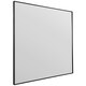 image 2 of The Artus - Black Aluminium Edged Wall Mirror 47" X 31" (120CM X 80CM) Black