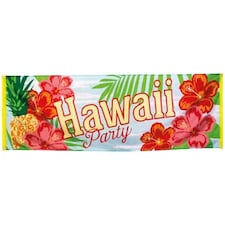 Hawaii Party Polyester Banner 220cm
