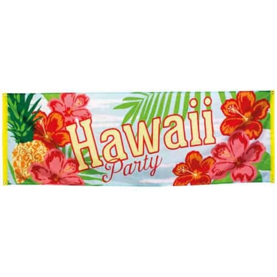 Hawaii Party Polyester Banner 220cm