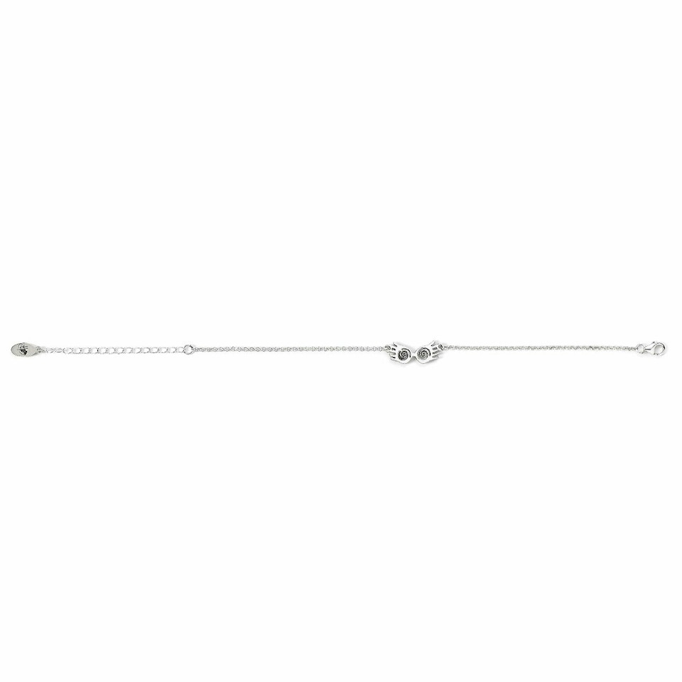 image 1 of Harry Potter Sterling Silver Luna Specs Charm Bracelet