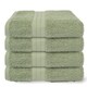 image 1 of OHS 4 x Luxury 100% Cotton 500GSM Bathroom Bath Towel Green | Sage Green | Bath towel