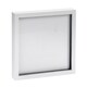 image 1 of Nicola Spring 10 x 10" Photo Frame - White - 3D Photo Frame Picture Frame Box Portrait Display Case (53 x 53cm)