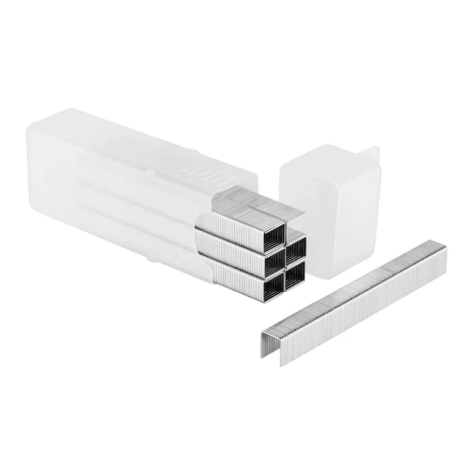 image 1 of Stanley Heavy Duty Staples (Pack of 1000) | Black | Black/Yellow | 6mm | 1