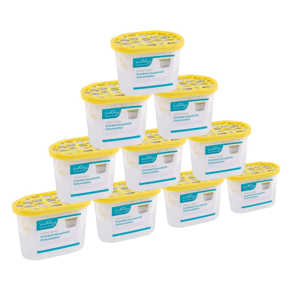 image 1 of Ashley Scented Interior Dehumidifiers - 500ml - Vanilla - Pack of 10