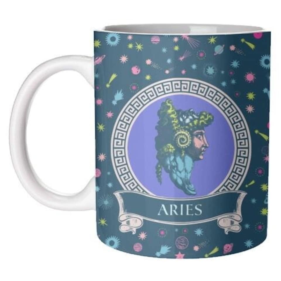 ArtWow Wallace Elizabeth Starsign Aries Mug | Multi | 1