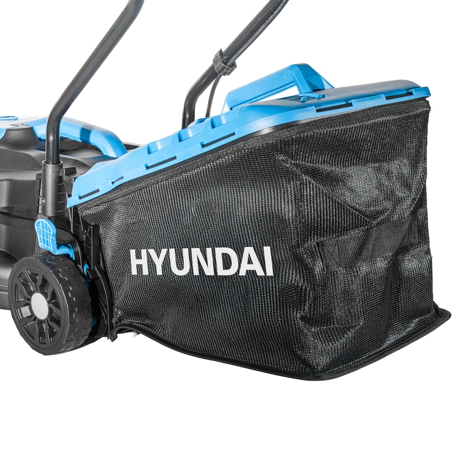image 1 of Hyundai Cordless Lawnmower 20v 4Ah Battery Powered 33cm 32L HY20CLM33