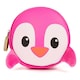 image 1 of boppi Tiny Trekker Keychain Pouch - PENGUIN - Pink BB116G