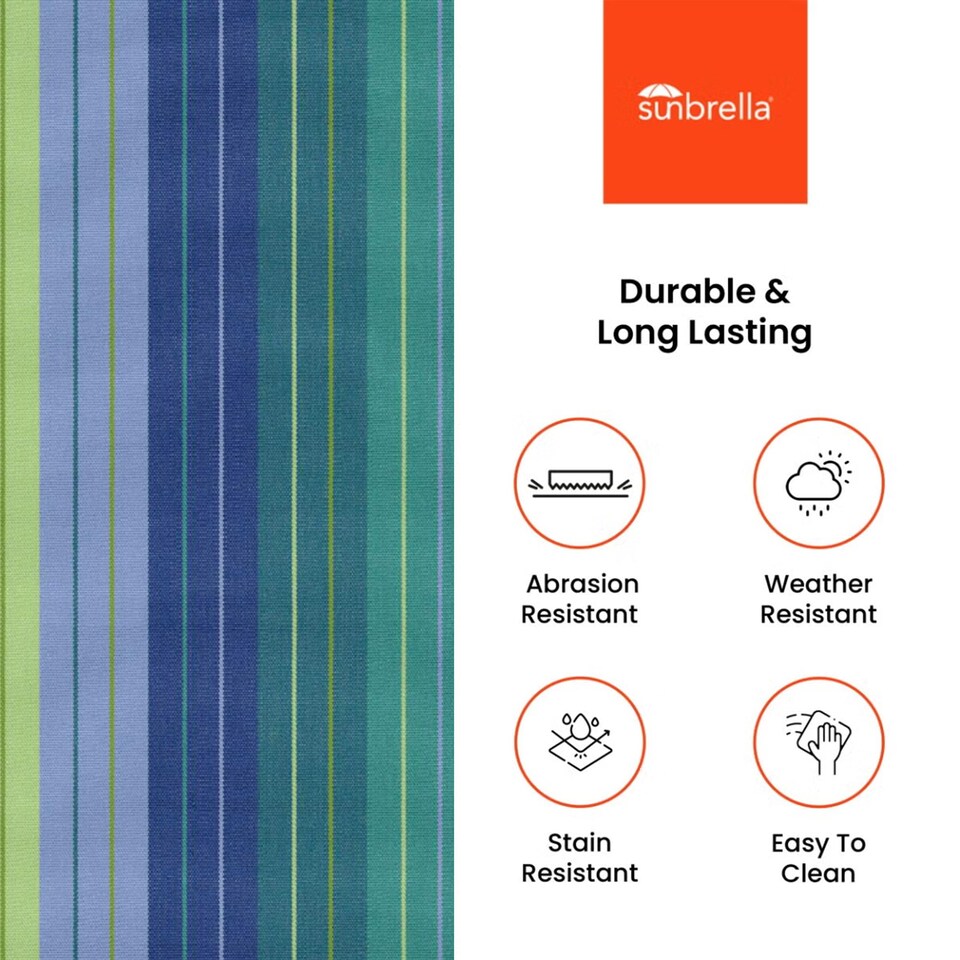 image 1 of Covers&All Sunbrella Pillows Set of 2 UV Fade resistant and Water Repellent Square Throw Pillows