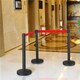image 2 of Yaheetech Retractable Belt Stanchion Set