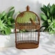 image 4 of Garden Mirror Cage - Metal - L10 x W34 x H60 cm - Rusty