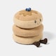 image 4 of OHS Sweetie Pie Filled Novelty Scatter Cushion Soft Fleece Toy Pillow | Brown | Maple the Pancake
