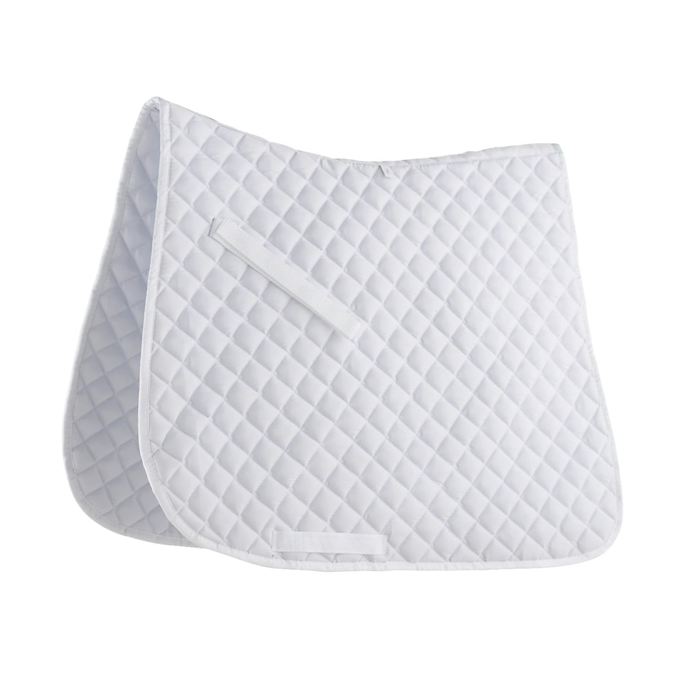 Roma Grand Prix All Purpose Saddle Pad - White - Pony