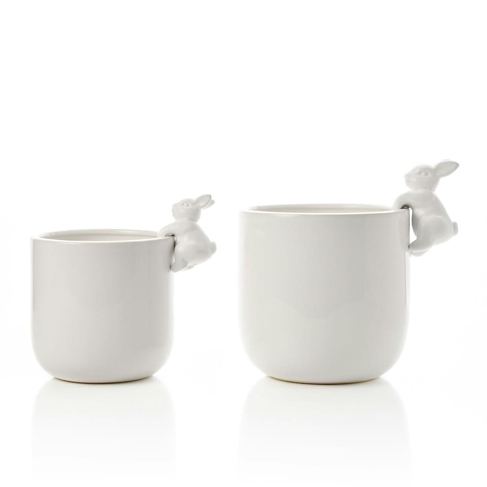Eggs-traordinary  Set of 2 Bunny Planters