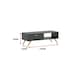 image 2 of Coffee Table - MFC/MDF - L40 x W100 x H35 cm - Dark Grey Grey